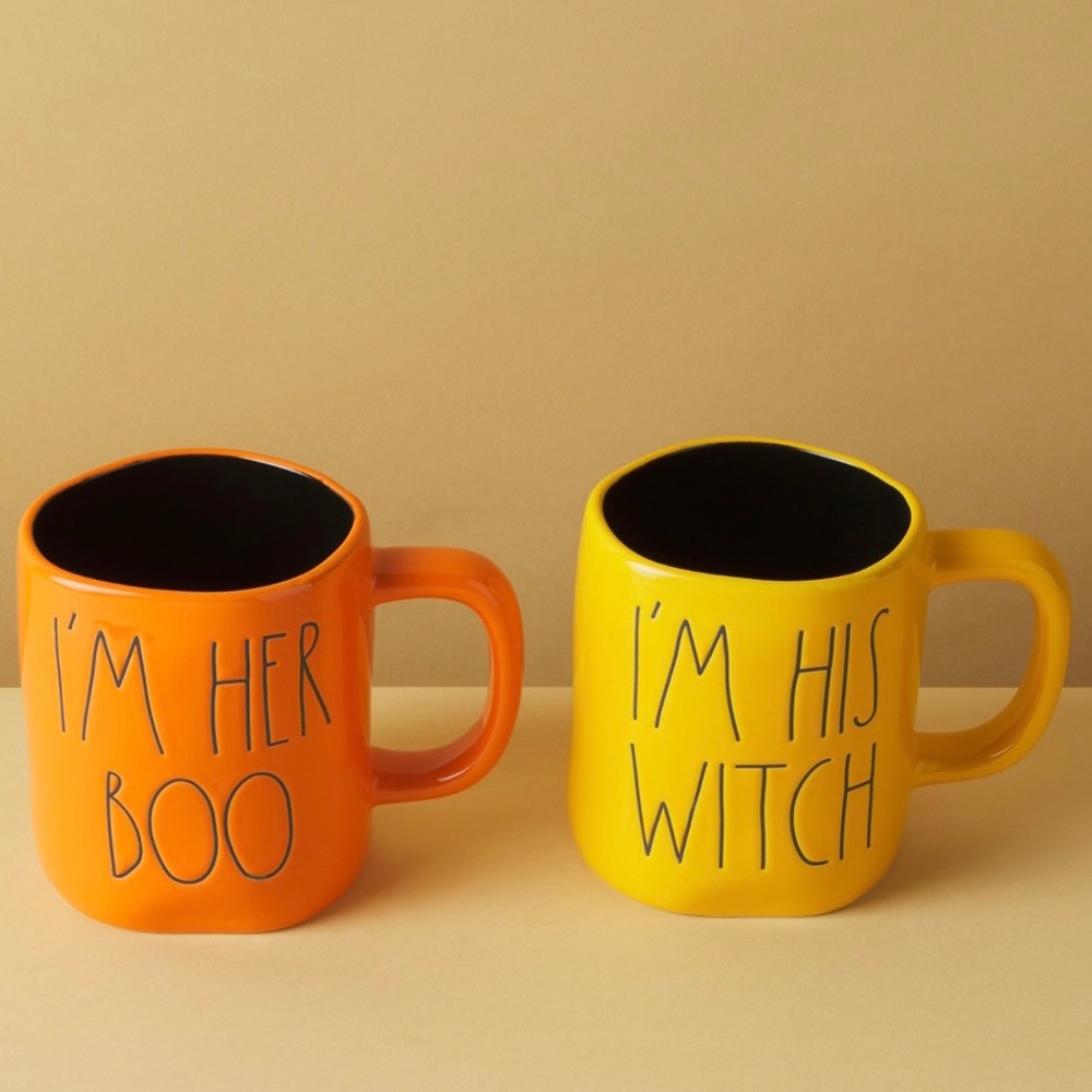 Rae Dunn fall and Halloween mug sets